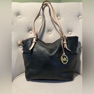 Black MICHAEL Michael Kors Tote Bag With Side Pockets